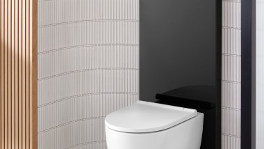 Monolith Plus noir avec Geberit ONE WC