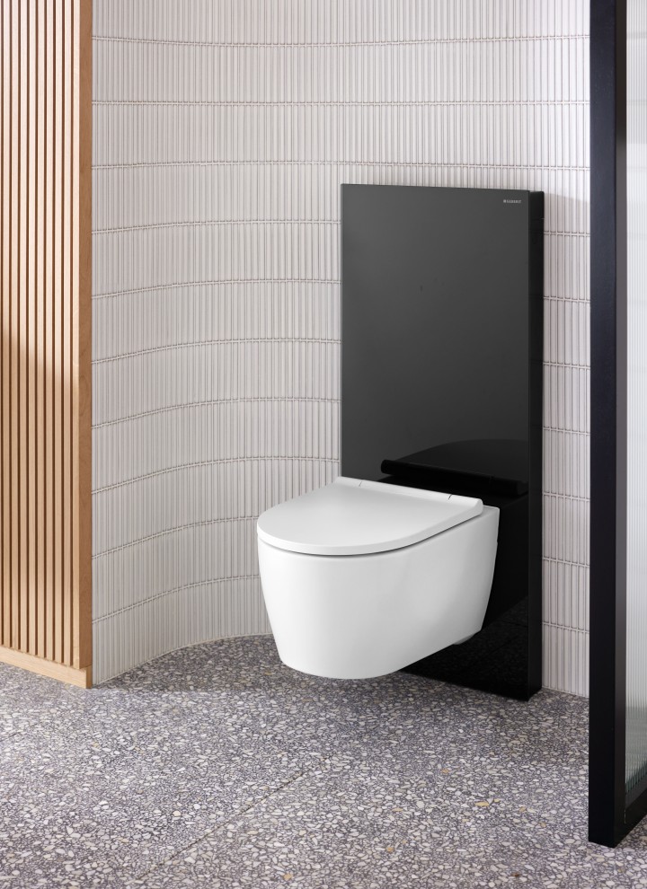 Monolith Plus schwarz mit Geberit ONE WC