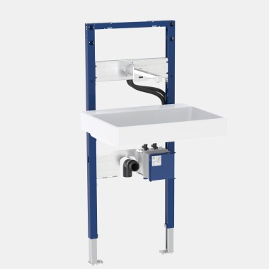Élément Geberit Duofix pour lavabo avec robinetterie murale Brenta Élément Geberit Duofix pour lavabo avec robinetterie murale Brenta