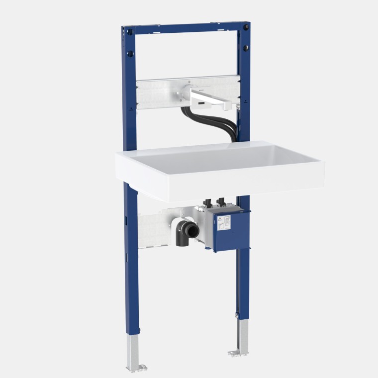 Elemento Geberit Duofix per lavabo con rubinetto a parete Brenta Elemento Geberit Duofix per lavabo con rubinetto a parete Brenta