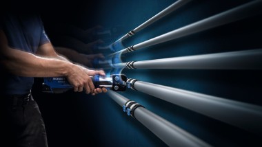Handpresszange für Geberit FlowFit für die Dimensionen d16 bis 40 mm