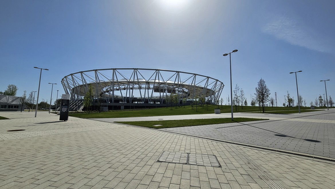 Le stade constitue la première pierre du plan directeur du quartier de South Gate à Budapest (© Geberit) Le stade constitue la première pierre du plan directeur du quartier de South Gate à Budapest (© Geberit)