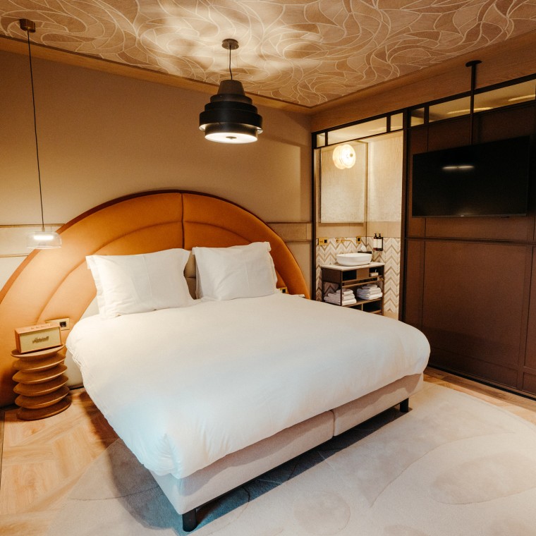 36 stilvolle Hotelzimmer im Mid-Century-Stil (© Nina Slagmolen)