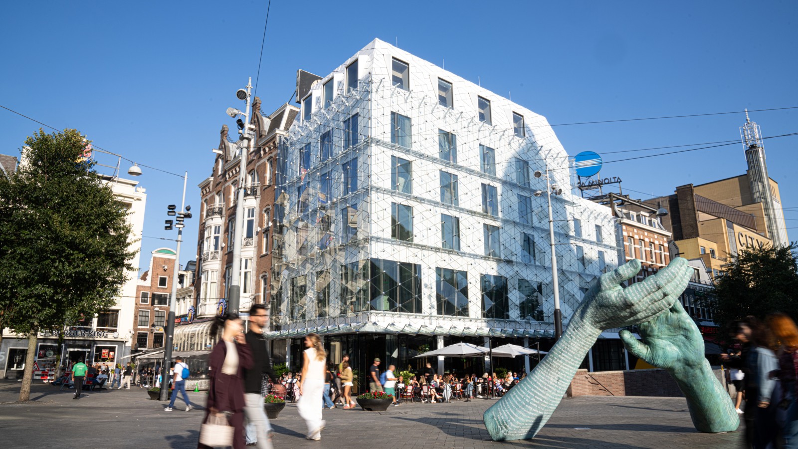 Nouvelle construction sur la Leidseplein: l’édifice aujourd’hui (© Denise Valk)