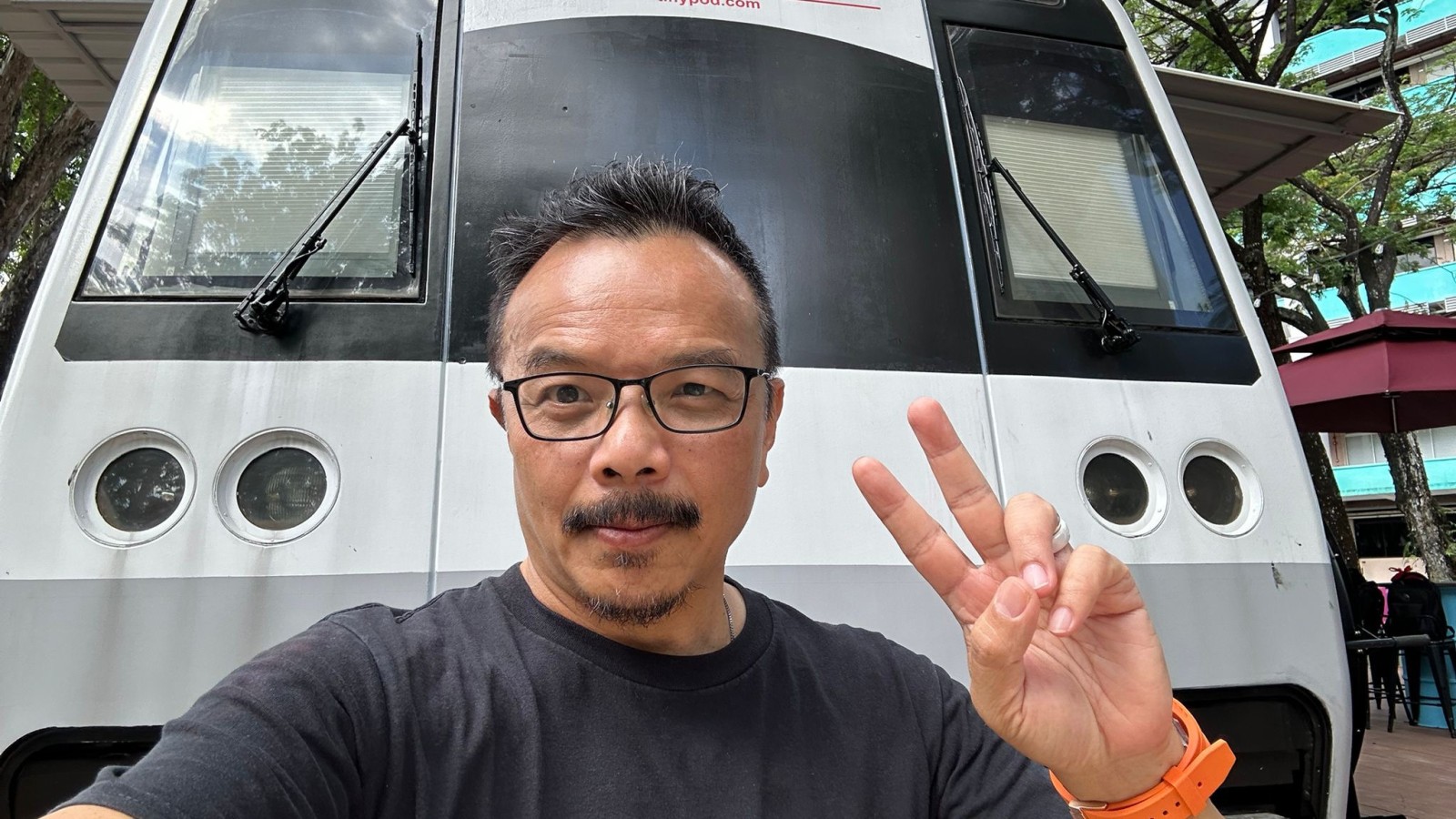 Affascinato dall'idea di vivere in modo semplice ed efficiente: il fondatore dell'albergo Liang Chiang Seah (© Liang Chiang Seah)