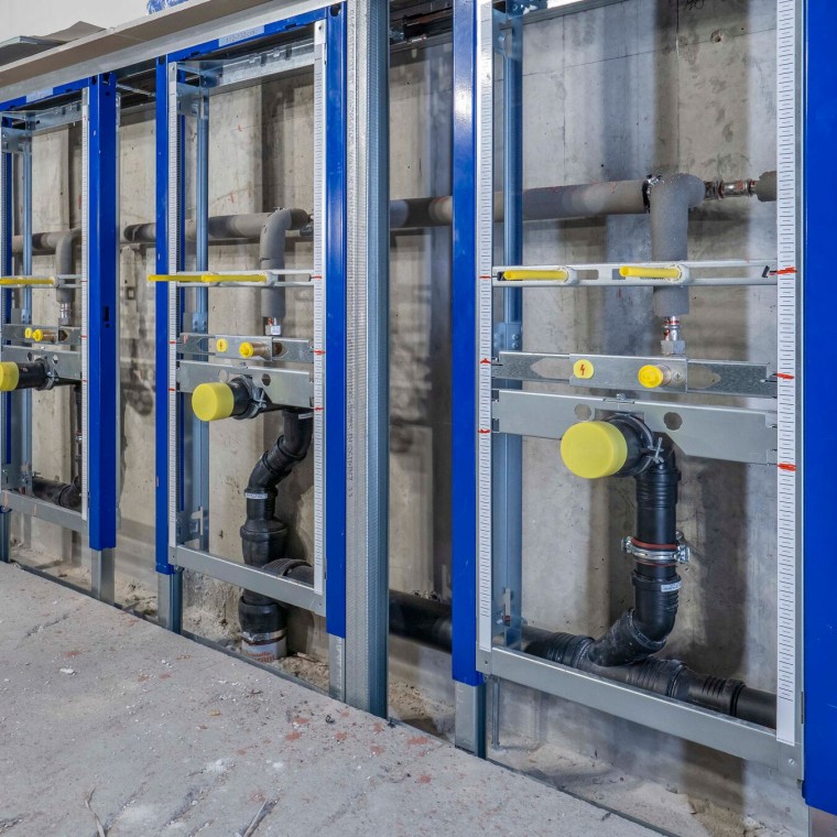 Installazione con Geberit Duofix Installazione con Geberit Duofix