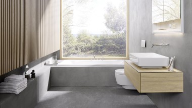 Il bagno vincitore del concorso 6x6 dello studio di architettura danese Bjerg Arkitektur (© Geberit)