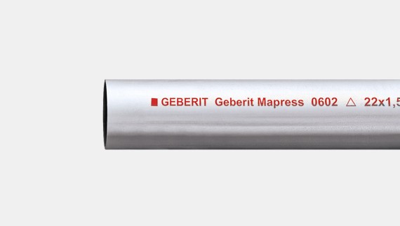 Geberit Mapress C-Stahl Systemrohr, aussen verzinkt