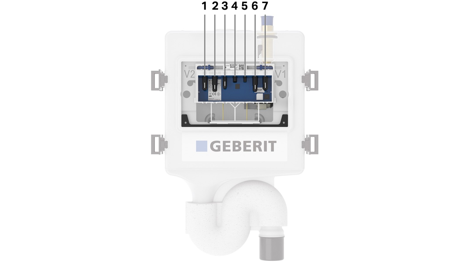Rinçage hygiénique Geberit HS50 (© Geberit) Rinçage hygiénique Geberit HS50 (© Geberit)