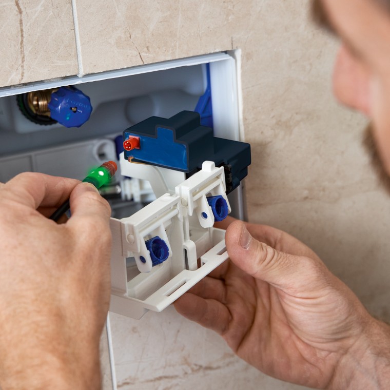 Indicazione display dell'alimentazione elettrica in caso di installazione successiva del risciacquo igienico HS05 da parte di un installatore sanitario professionista