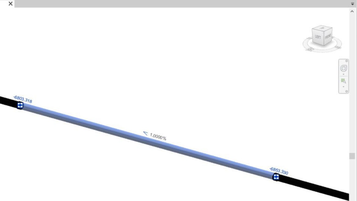 Segmentation d'une conduite en tronçons transportables dans Geberit BIM Plug-in