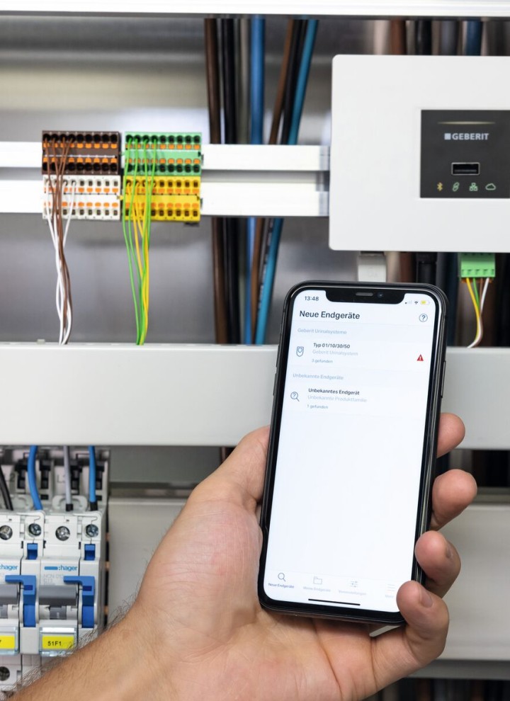 Accesso centralizzato ai dispositivi terminali sul Geberit Gateway