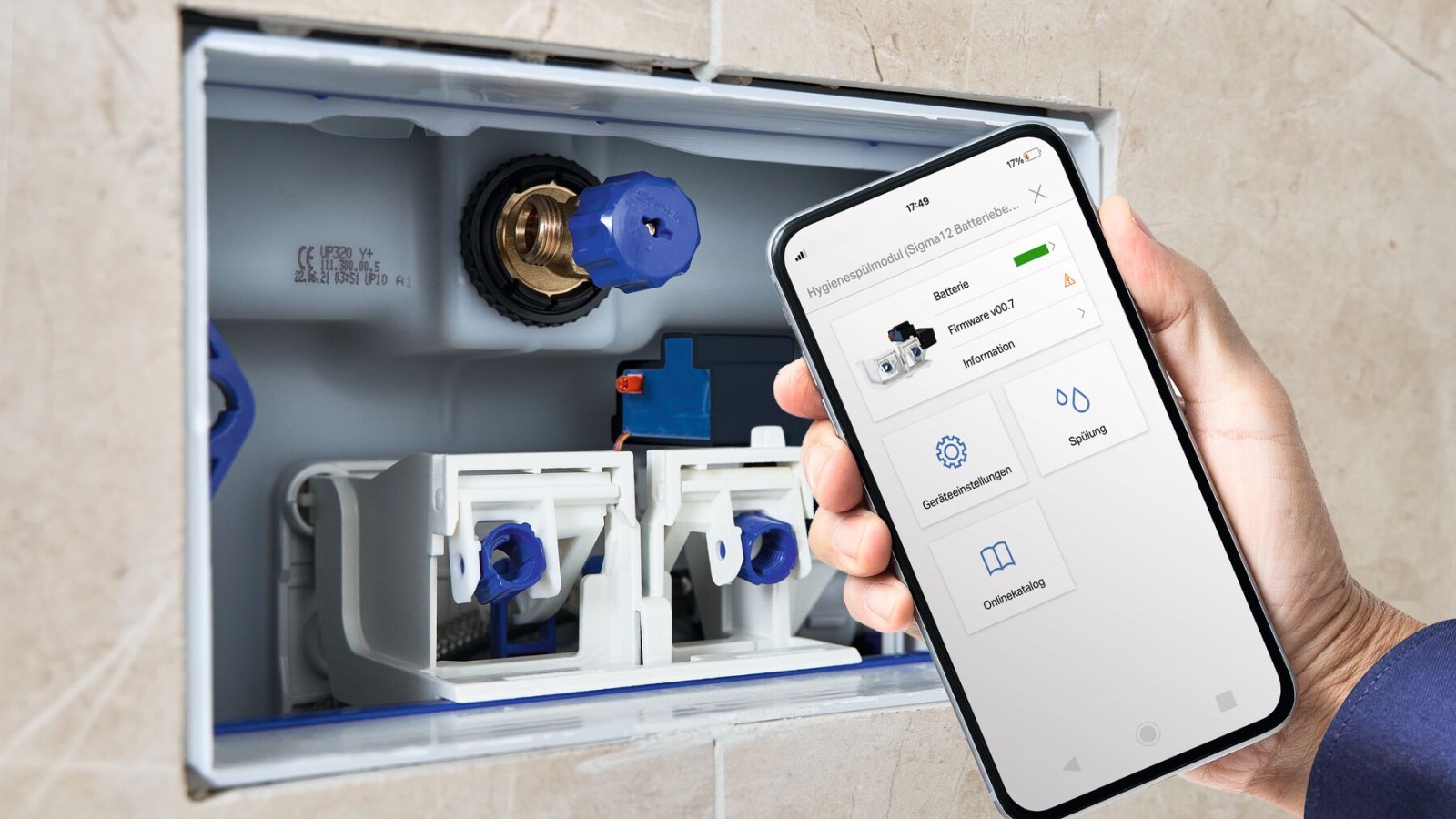 Risciacquo igienico Geberit HS05 con Geberit Control App