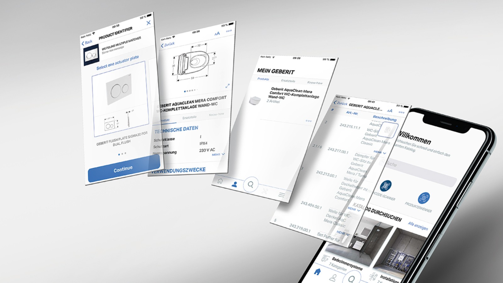 Mit der Geberit Pro-App ist das Know-How von Geberit stets mit dabei. Mit der Geberit Pro-App ist das Know-How von Geberit stets mit dabei.
