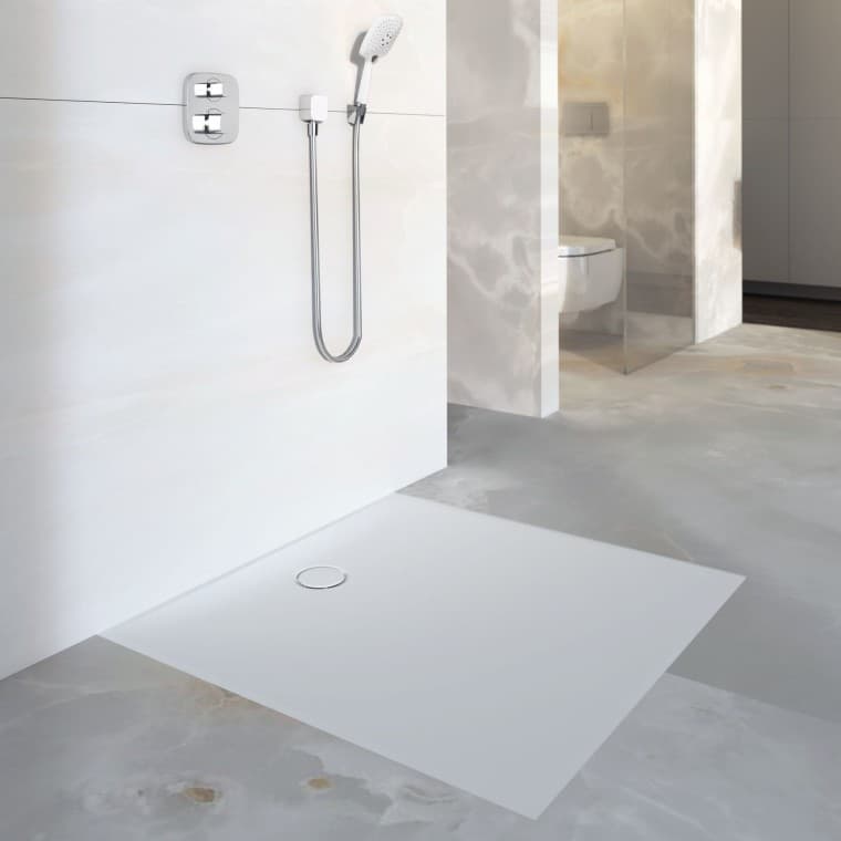 Receveur de douche Geberit Setaplano en blanc Receveur de douche Geberit Setaplano en blanc