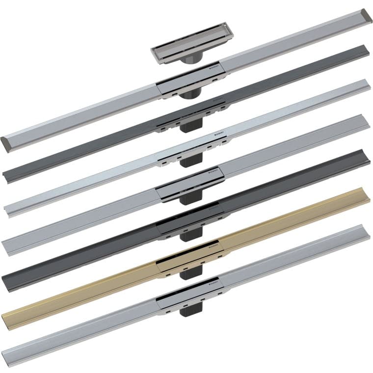 Überblick über die Geberit CleanLine Duschrinnen Überblick über die Geberit CleanLine Duschrinnen