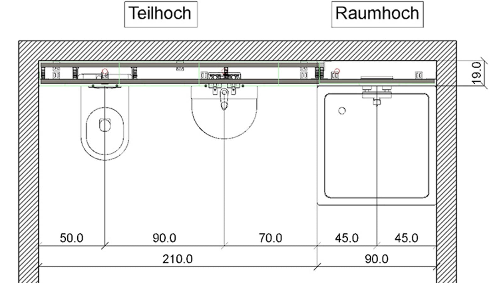 Musterplan Berechnungsanfrage Geberit Duofix und GIS Musterplan Berechnungsanfrage Geberit Duofix und GIS