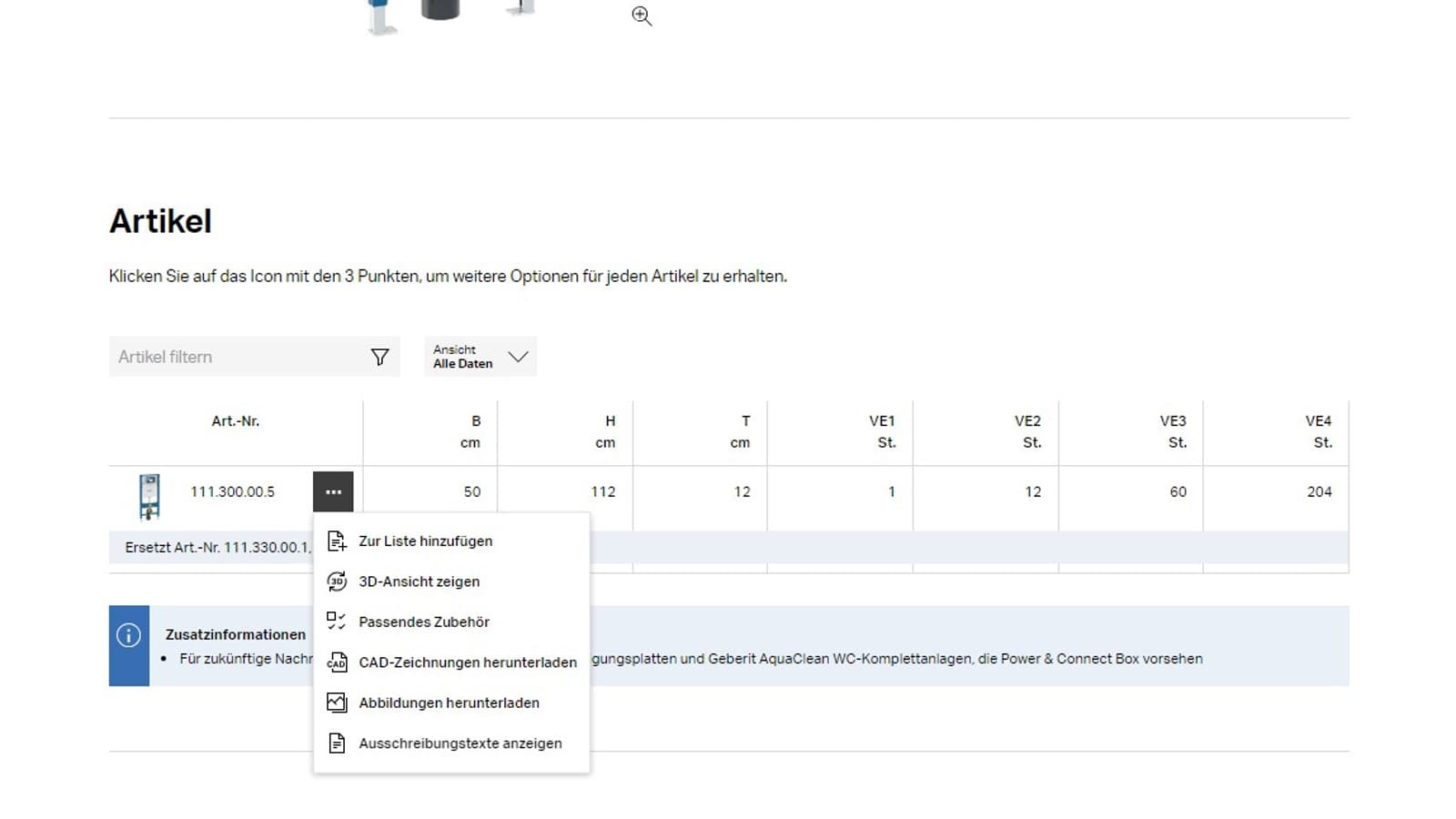 CAD-Daten herunterladen – Schritt 2 CAD-Daten herunterladen – Schritt 2