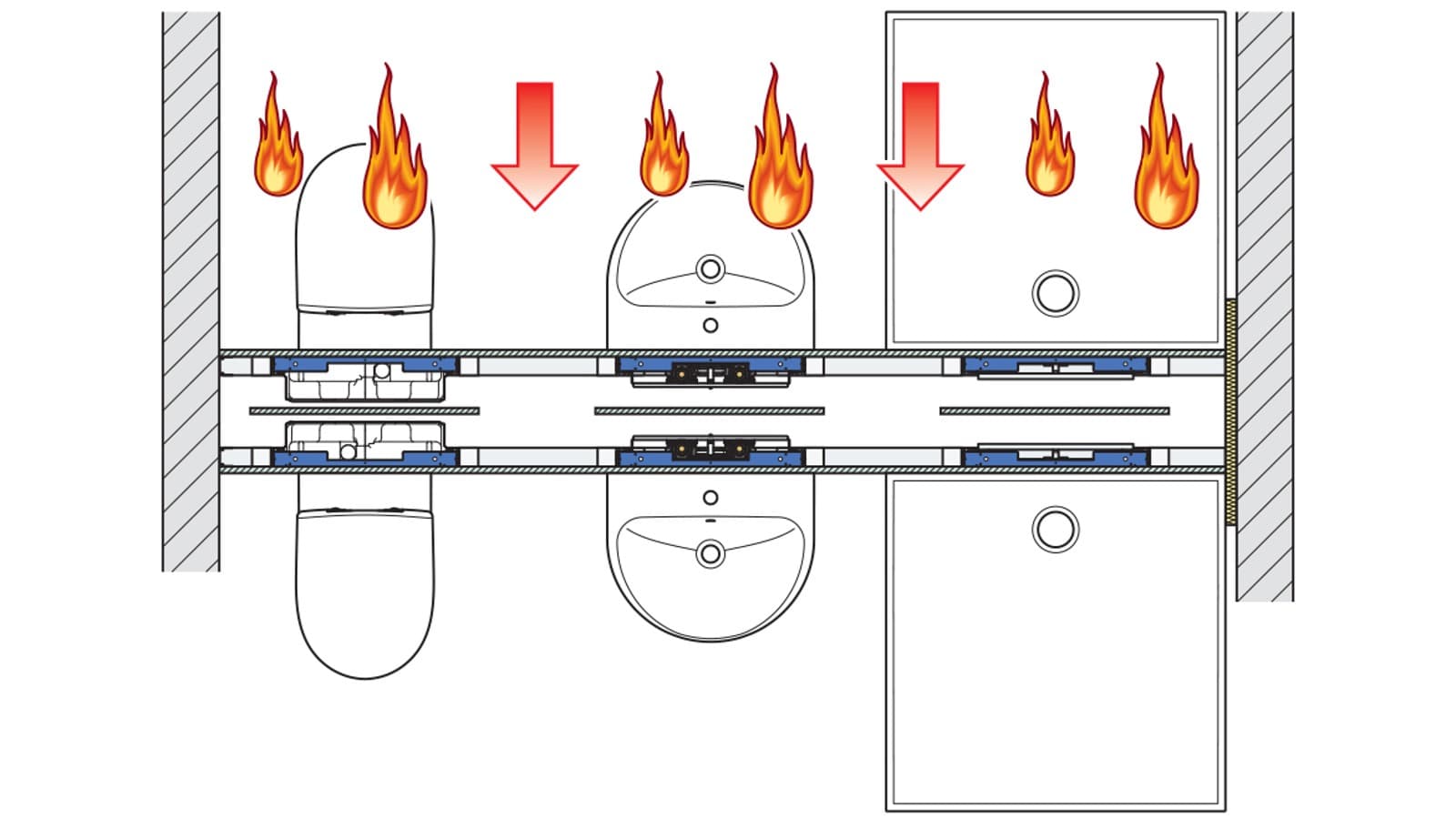 Cloison de séparation d'appartement Cloison de séparation d'appartement