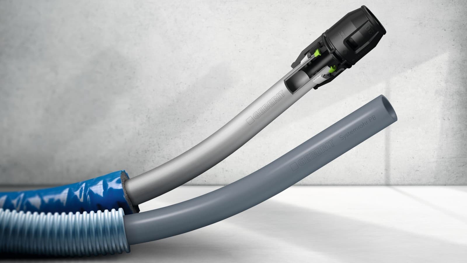 PushFit avec tuyau du système ML et tuyau du système PB PushFit avec tuyau du système ML et tuyau du système PB