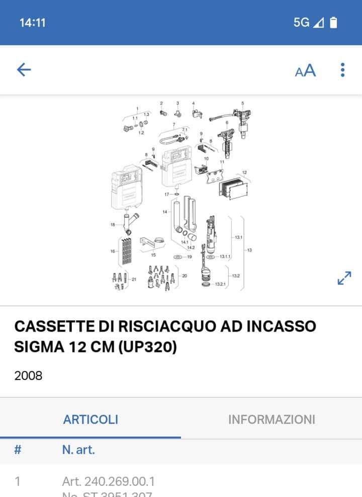 Screenshot dall’applicazione Geberit Pro Screenshot dall’applicazione Geberit Pro