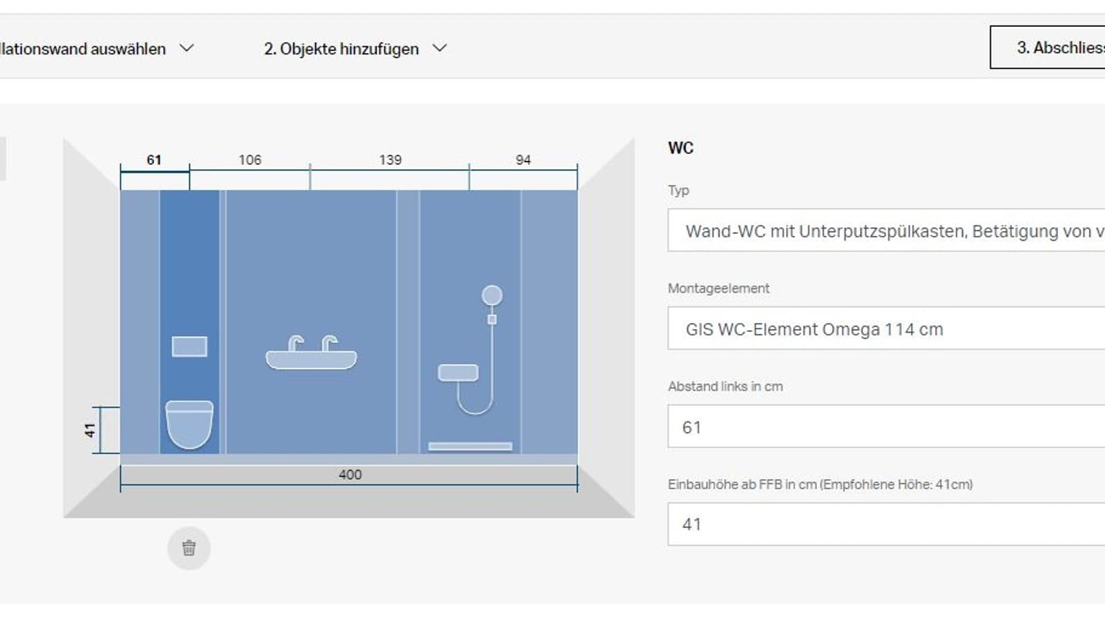 Oggetti desiderati con l'estratto materiale GIS/Duofix Oggetti desiderati con l'estratto materiale GIS/Duofix