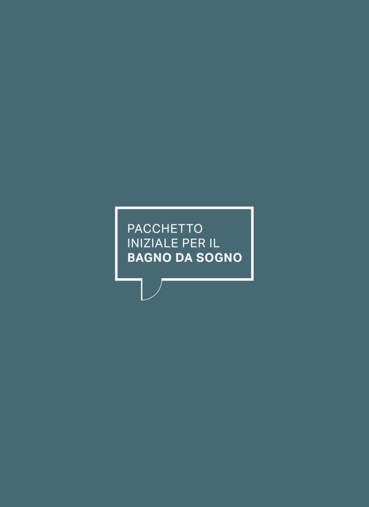 Pacchetto iniziale per il bagno da sogno