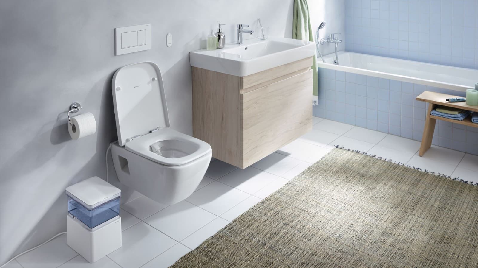 Geberit AquaClean Cama dans salle bains Renova Geberit AquaClean Cama dans salle bains Renova