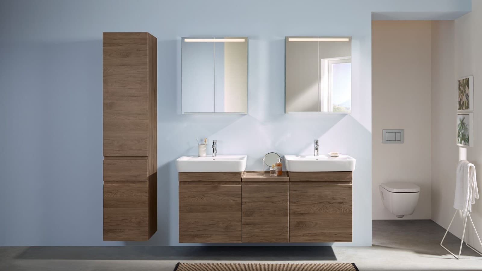 Lavabo double Geberit Renova Plan Lavabo double Geberit Renova Plan