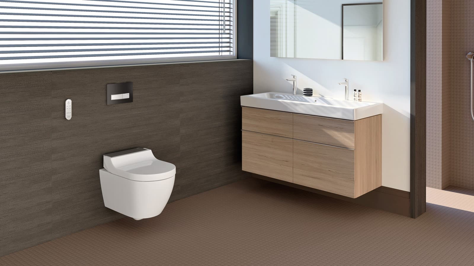 Bagno con WCdoccetta AquaClean Tuma Bagno con WCdoccetta AquaClean Tuma