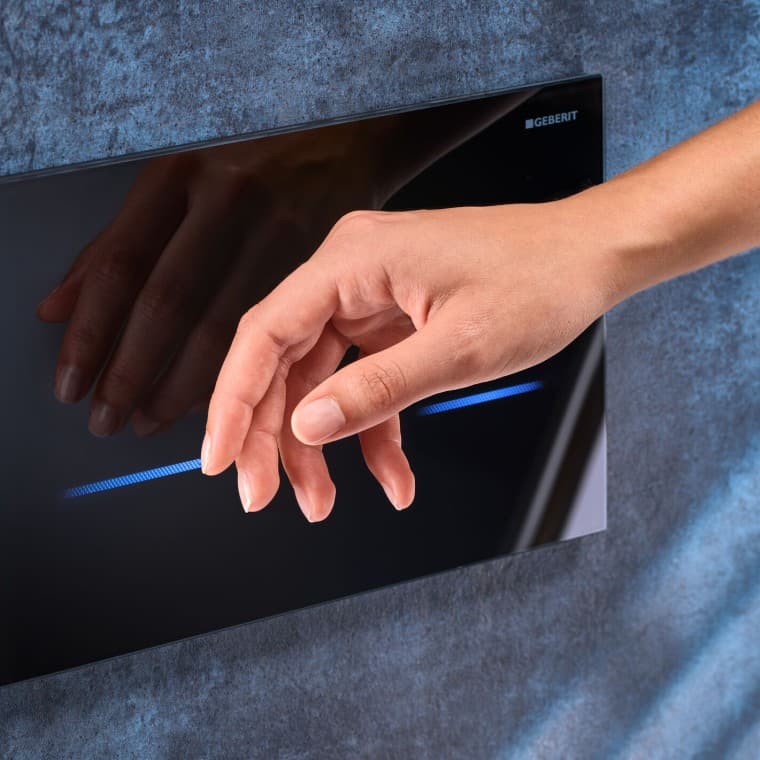 Geberit Sigma80 avec déclenchement sans contact Geberit Sigma80 avec déclenchement sans contact