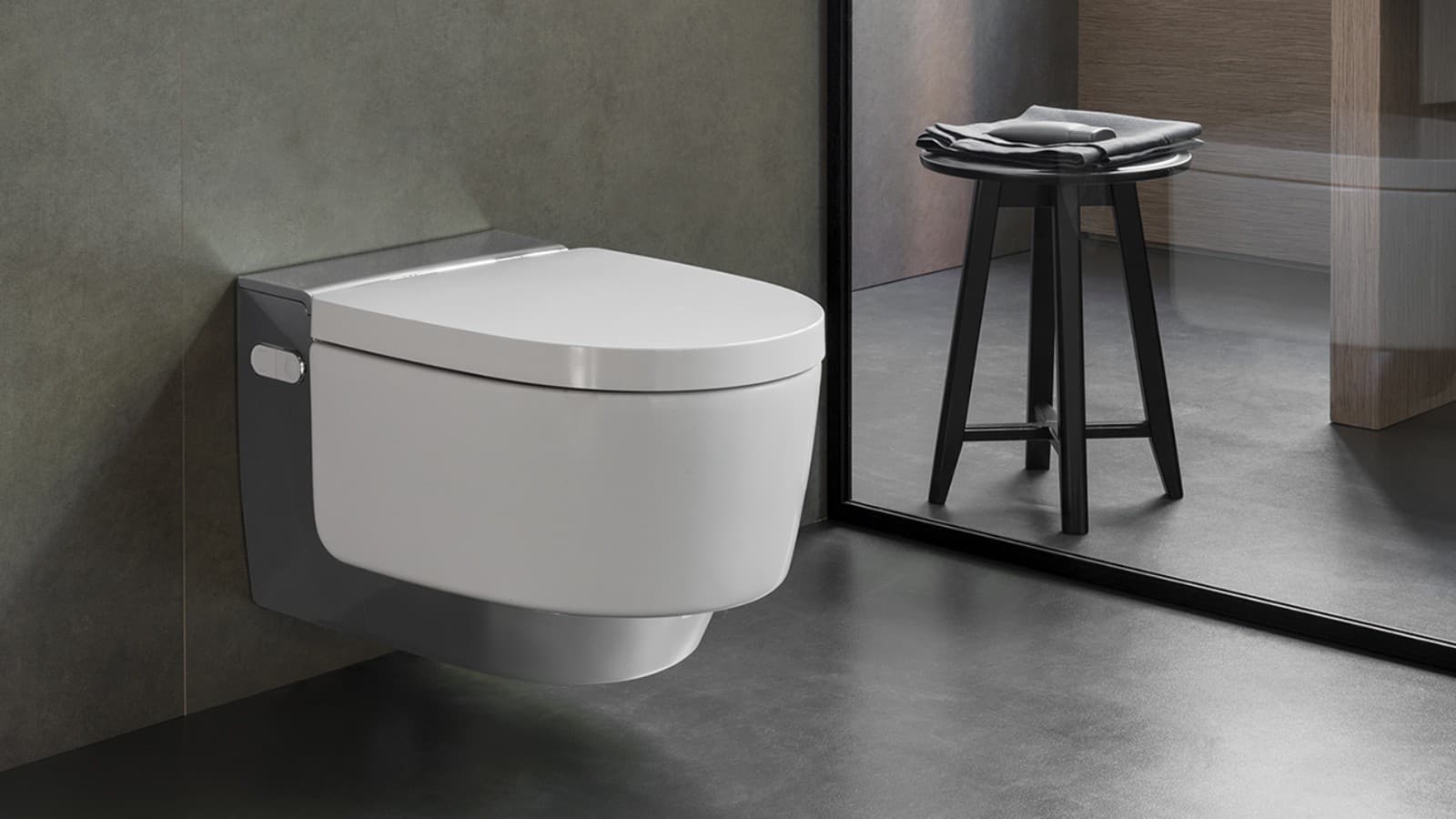WCdoccetta Geberit AquaClean Mera per le massime esigenze in termini di comfort (© Geberit) WCdoccetta Geberit AquaClean Mera per le massime esigenze in termini di comfort (© Geberit)