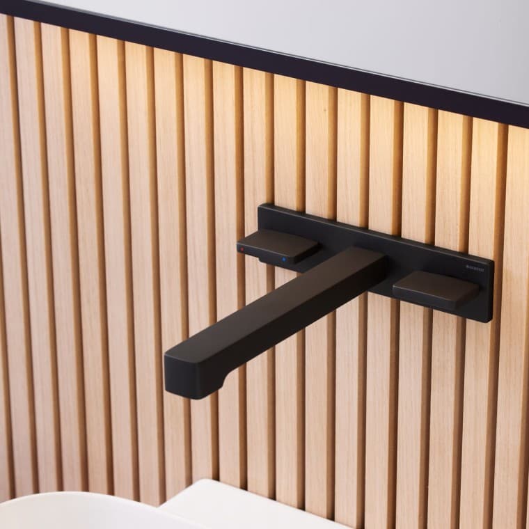 Robinetterie murale Geberit ONE noir mat Robinetterie murale Geberit ONE noir mat