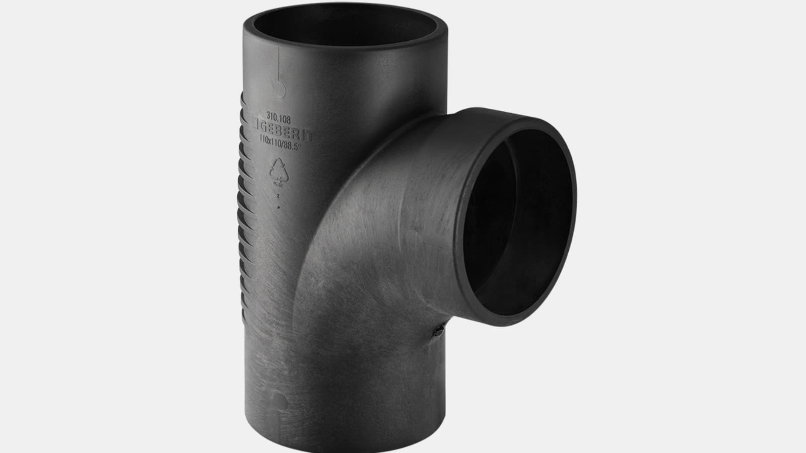 Embranchement 88,5° avec départ coudé Geberit Silent-db20 Embranchement 88,5° avec départ coudé Geberit Silent-db20