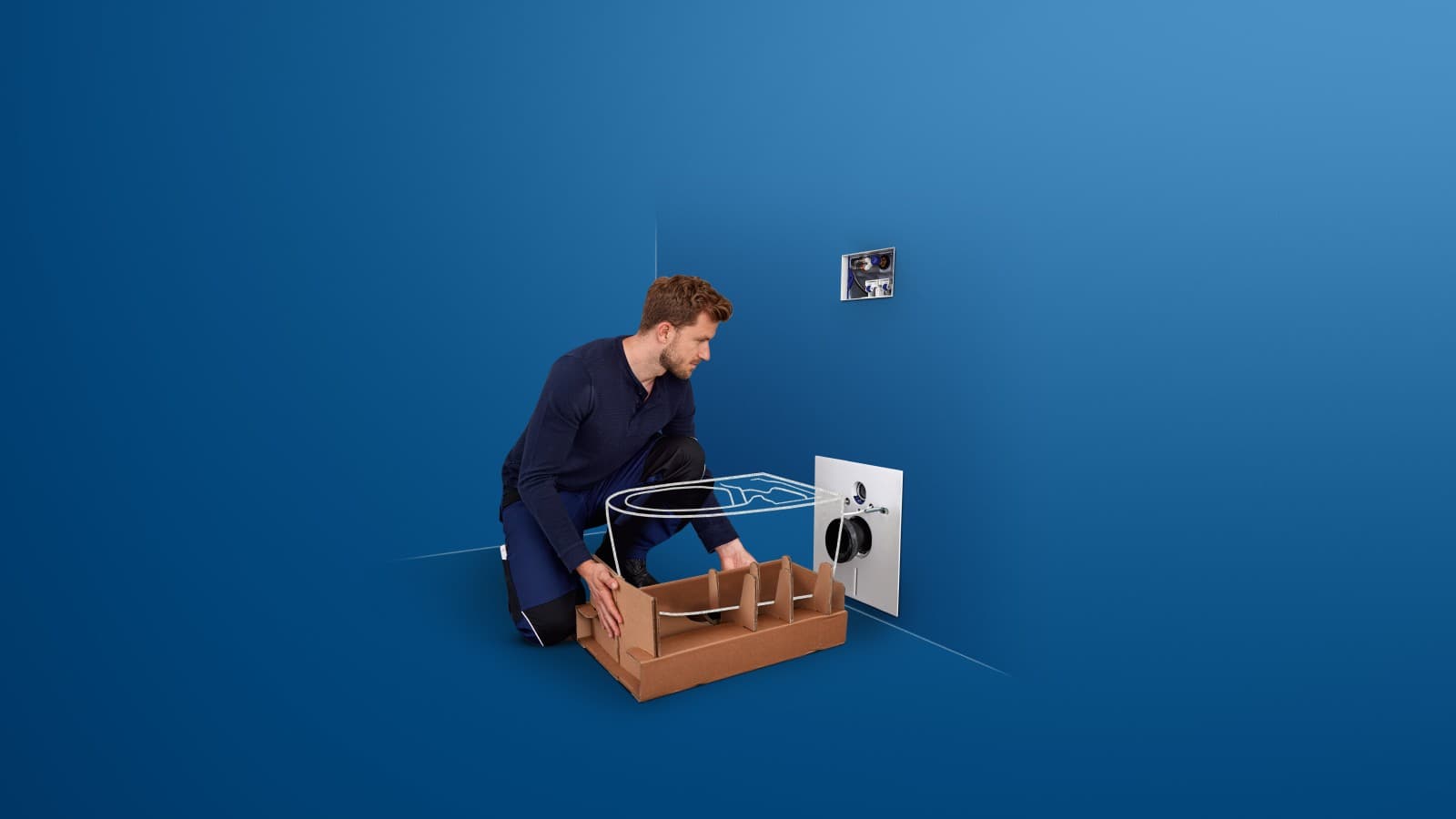 Le service Geberit enthousiasme les installateurs. Le service Geberit enthousiasme les installateurs.