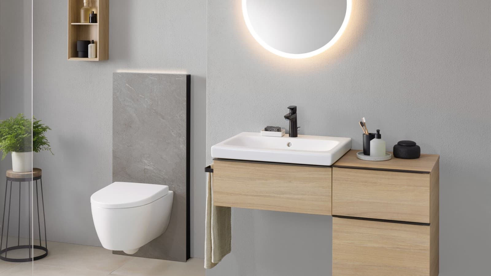 Geberit AquaClean Alba mit Fernbedienung sigma 30 Geberit AquaClean Alba mit Fernbedienung sigma 30