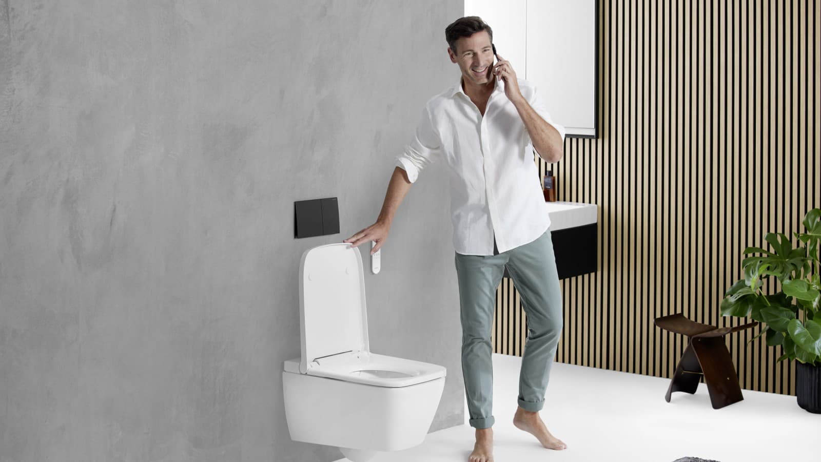 Geberit AquaClean Sela, angolare, con Sigma70 Geberit AquaClean Sela, angolare, con Sigma70