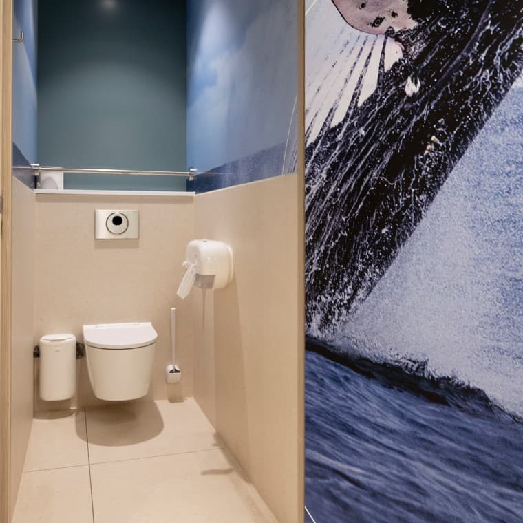 WC suspendu Geberit ONE avec TurboFlush et du déclenchement automatique du rinçage WC suspendu Geberit ONE avec TurboFlush et du déclenchement automatique du rinçage