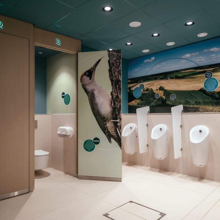 Urinoir Geberit Preda avec déclenchement automatique du rinçage Urinoir Geberit Preda avec déclenchement automatique du rinçage