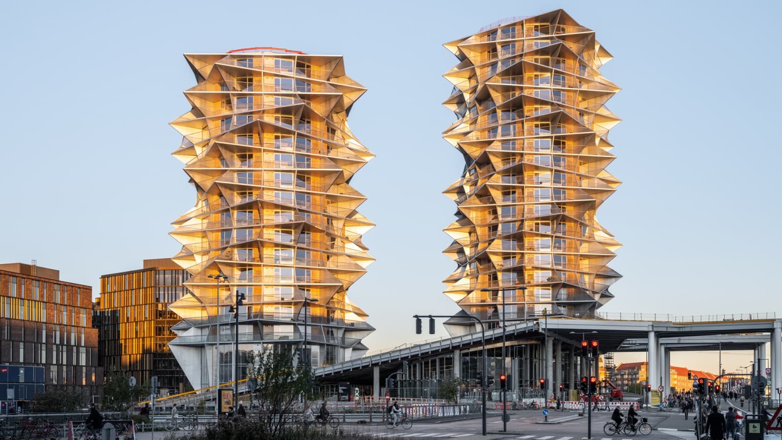 Le Kaktus Towers offrono spazio per 495 micro-appartamenti su una superficie di 26'100 metri quadrati (© Rasmus Hjortshøj) Le Kaktus Towers offrono spazio per 495 micro-appartamenti su una superficie di 26'100 metri quadrati (© Rasmus Hjortshøj)