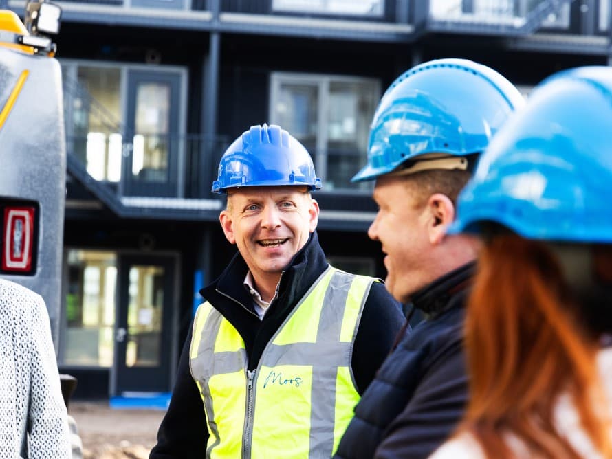 Michel Baars, ingénieur environnement et entrepreneur, met en pratique la construction modulaire et l\’économie circulaire dans le secteur du bâtiment. (© Fotostudio Gerard-Jan Vlekke/Fotovak BV) Michel Baars, ingénieur environnement et entrepreneur, met en pratique la construction modulaire et l\’économie circulaire dans le secteur du bâtiment. (© Fotostudio Gerard-Jan Vlekke/Fotovak BV)