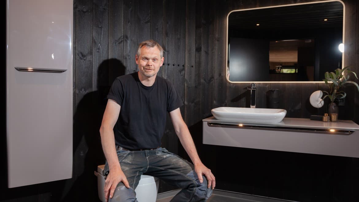 Proprietario e committente Knut Eivind Birkeland (© Geberit) Proprietario e committente Knut Eivind Birkeland (© Geberit)