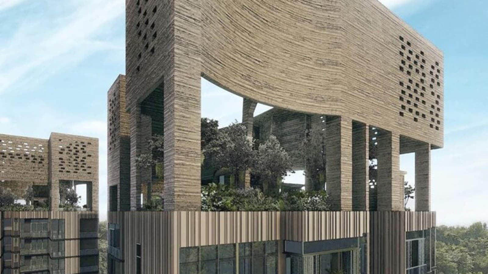 Les «Secret Gardens» poussent au sommet des deux tours d’habitation du très verdoyant site Modern Martin à Singapour. (© Darren Soh) Les «Secret Gardens» poussent au sommet des deux tours d’habitation du très verdoyant site Modern Martin à Singapour. (© Darren Soh)