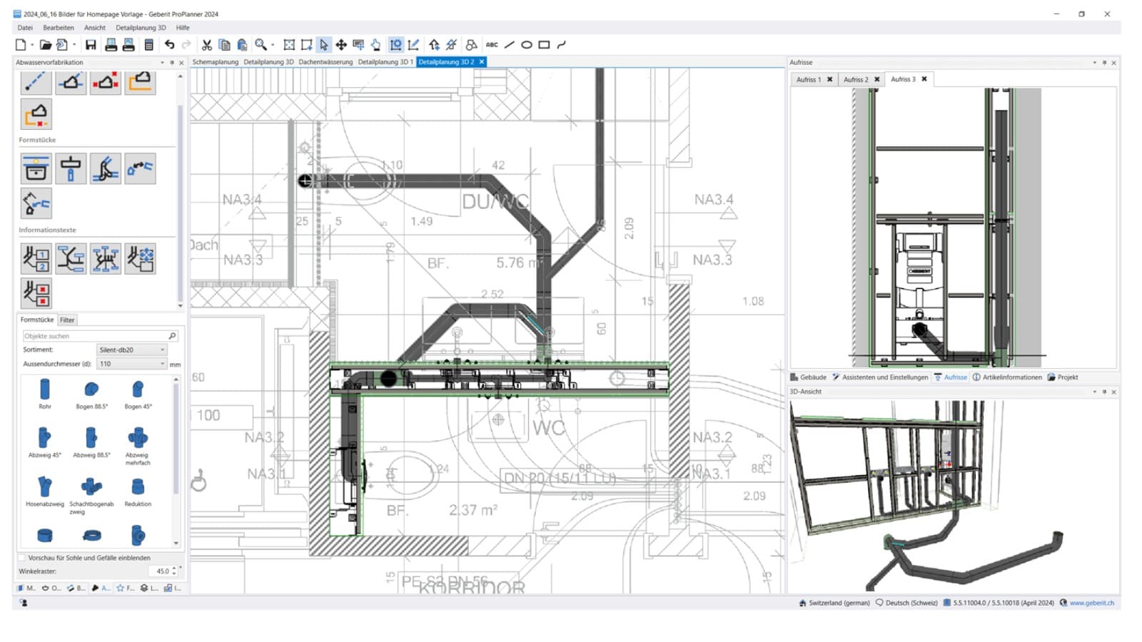 Progettazione della prefabbricazione per sistemi di scarico Progettazione della prefabbricazione per sistemi di scarico