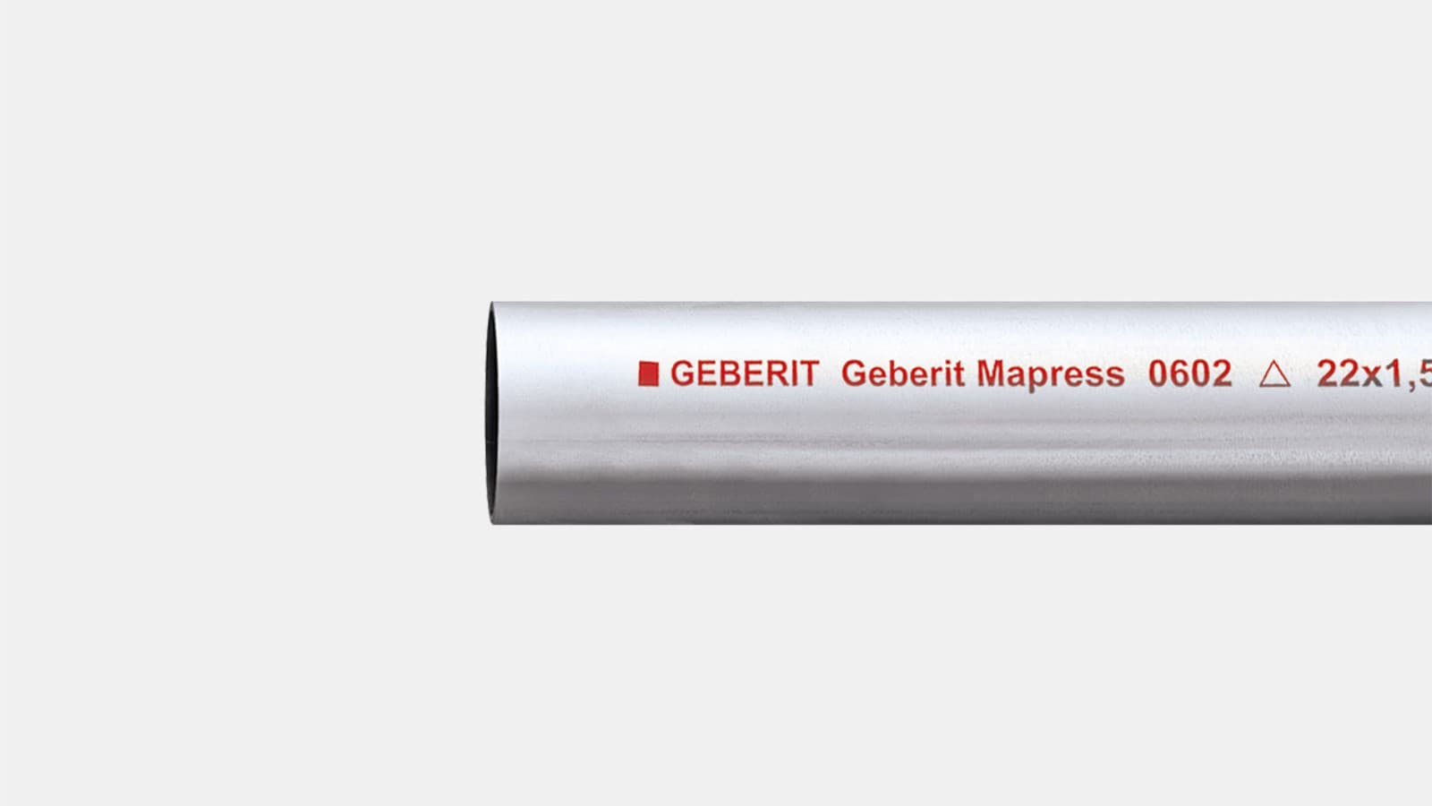 Tubo Geberit Mapress acciaio-C, con zincatura esterna Tubo Geberit Mapress acciaio-C, con zincatura esterna