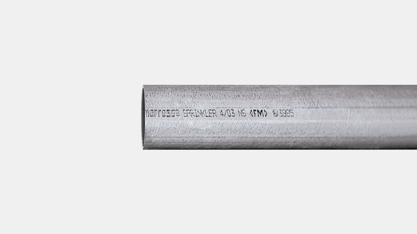 Tubo Geberit Mapress acciaio-C con zincatura interna ed esterna Tubo Geberit Mapress acciaio-C con zincatura interna ed esterna